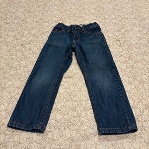 Levi's Classic Boys Slim Blue Jeans Size 4 Regular